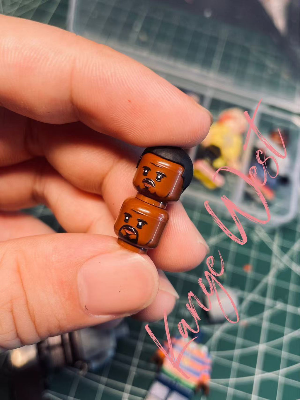 The Weeknd "After Hours" Red Suit Custom Minifigure