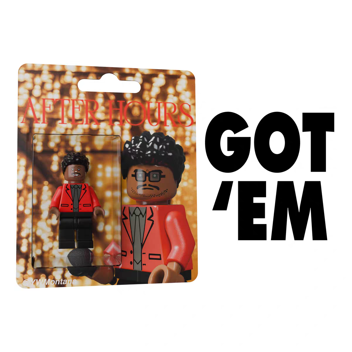 The Weeknd "After Hours" Custom Minifigure