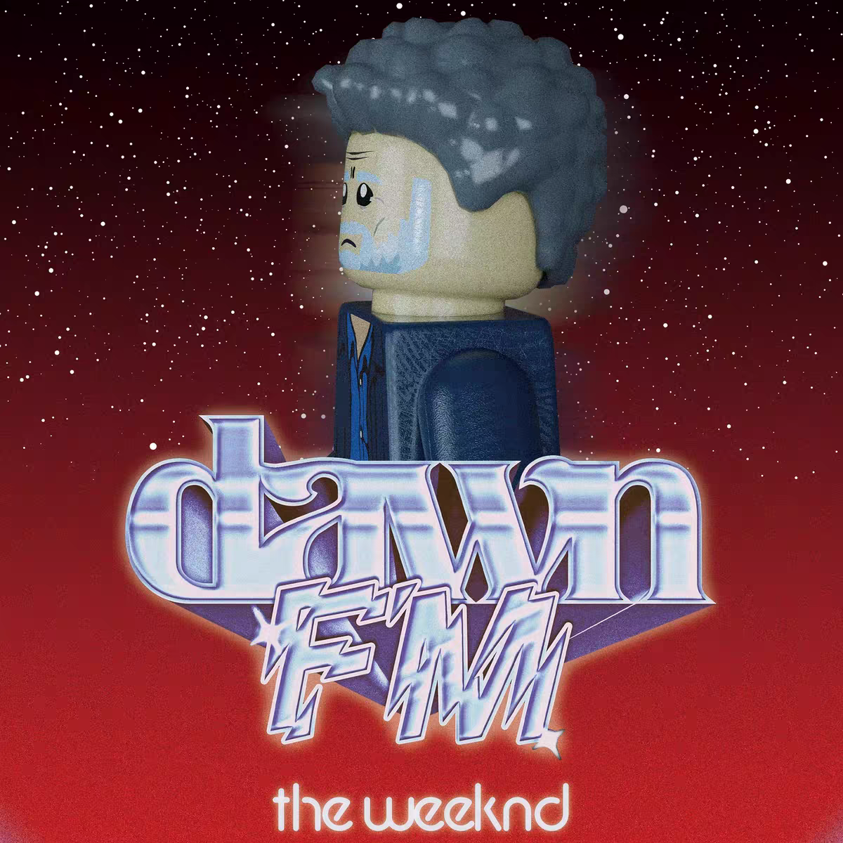 The Weeknd "Dawn FM" Custom Minifigure