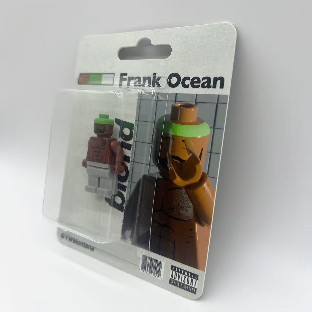 Frank Ocean "Blonde" Green Hair Custom Minifigure