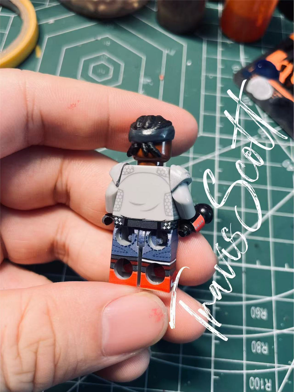 Travis Scott "Circus Maximus" Custom Minifigure