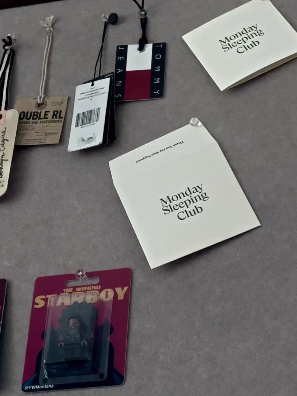 ROBS Bricks product packaging and hang tags